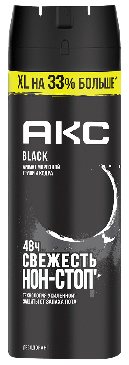 Дезодорант-спрей Акс (Axe) Black 200 мл