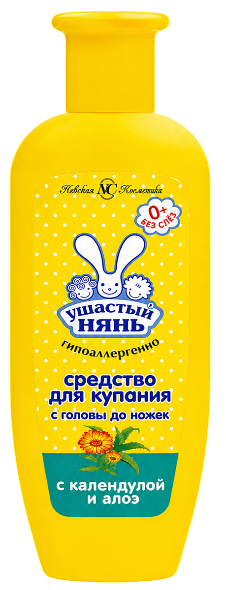 Средство для купания детское с головы до ножек Ушастый нянь 250 мл